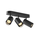 SLV Asto Aluminium Faretti Nero | Adatto per 3x GU10
