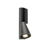 SLV T-Tubo Aluminium Nero | Adatto per 1x GU10