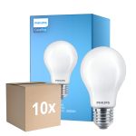 Confezione Multipack 10x Philips Corepro LED Bulbo E27 Pera Ghiaccio 10.5W 1521lm - 830 Luce Calda | Sostitutiva 100W