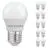 Confezione Multipack 10x Noxion Lucent Classic LED E27 Sferica Ghiaccio 4.5W 470lm - 827 Bianco Molto Caldo | Sostitutiva 40W
