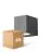 Confezione Multipack 4x D'Lite Luce Da Parete Vrebos Nero | IP54 - Adatto Per 1x GU10