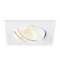 SLV New Tria Universale 68 Faretti Aluminium Bianca Piazza 8.6W 600lm 60D - 925-930-940 CCT | Ritaglio 68mm - Miglior Resa Cromatica - Dimmerabile 